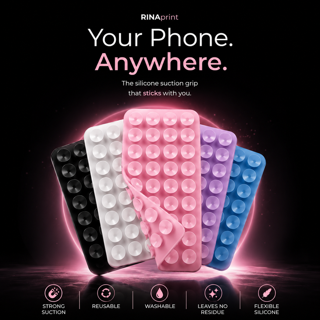 RINA Silicone Suction Phone Grip