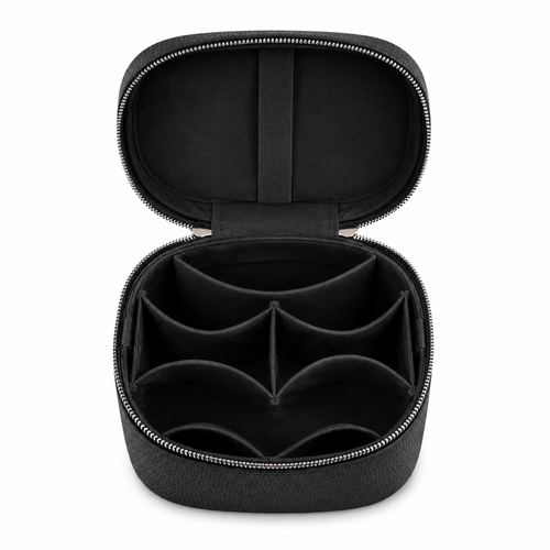 RINA Leather Makeup Bag