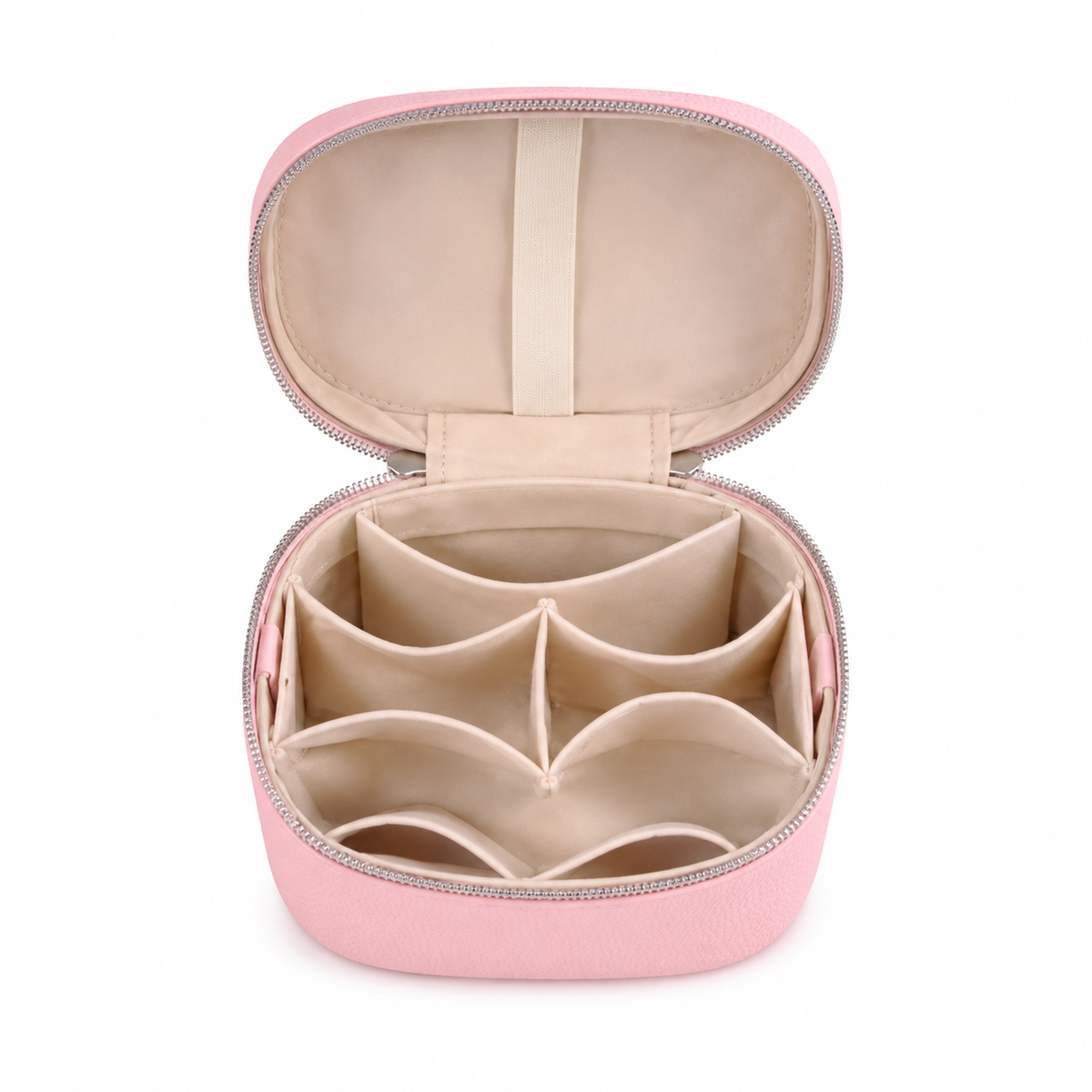 RINA Leather Makeup Bag